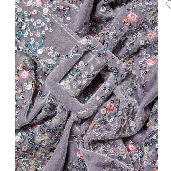 ✨Badgley Mischka Sequined Velvet Gown✨ - Picture 5 of 10